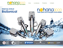 Tablet Screenshot of nohana3000.com